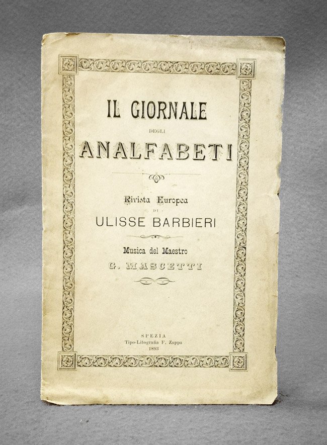 Il Giornale degli analfabeti. Rivista europea
