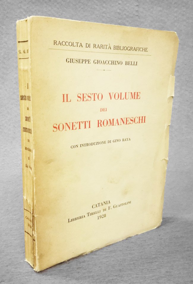 Il sesto volume dei sonetti romaneschi