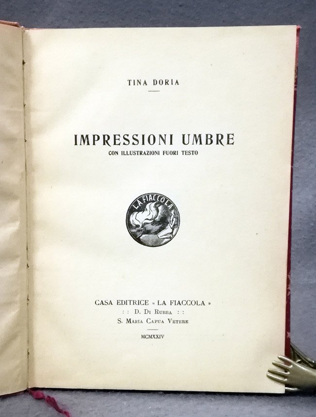 Impressioni umbre [Dedica autografa dell'Autrice]