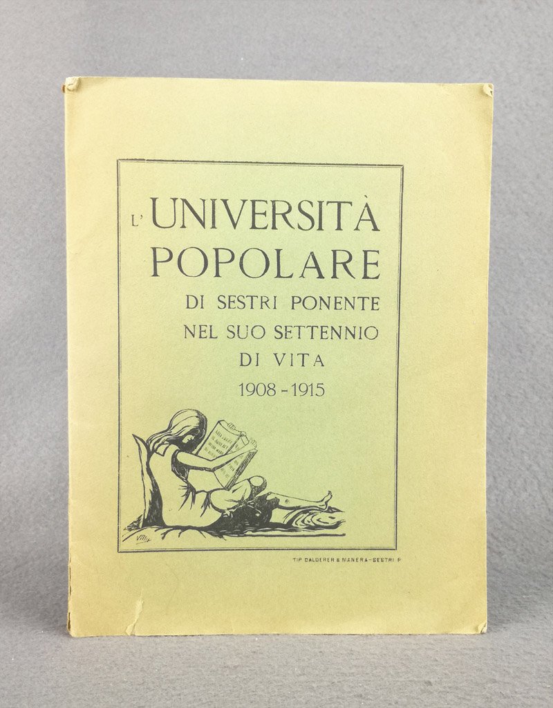 L'universita' popolare di Sestri Ponente nel suo settennio di vita …