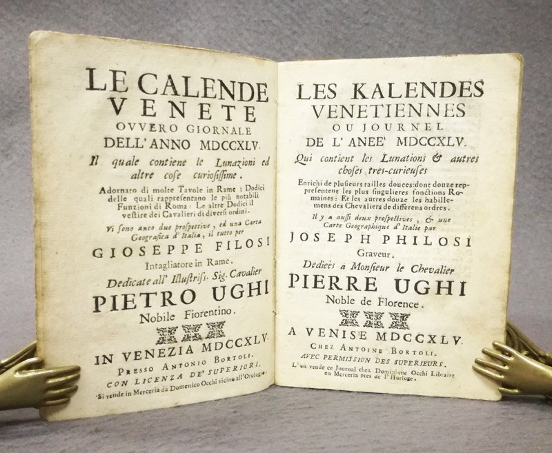 Le Calende venete ovvero giornale dell'anno 1745. Il quale contiene …