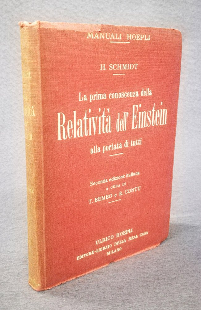 Le prima conoscenza della relativita' dell'Einstein alla portata di tutti