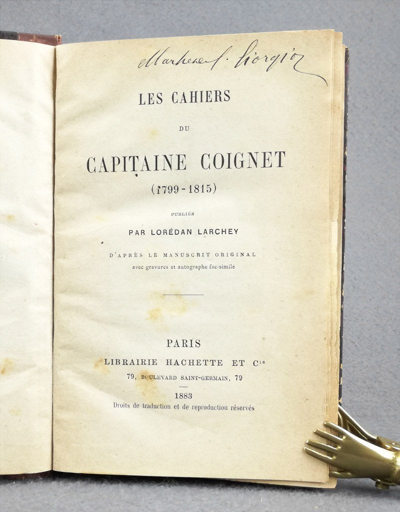 Les cahiers du capitaine Coignet (1799-1815)