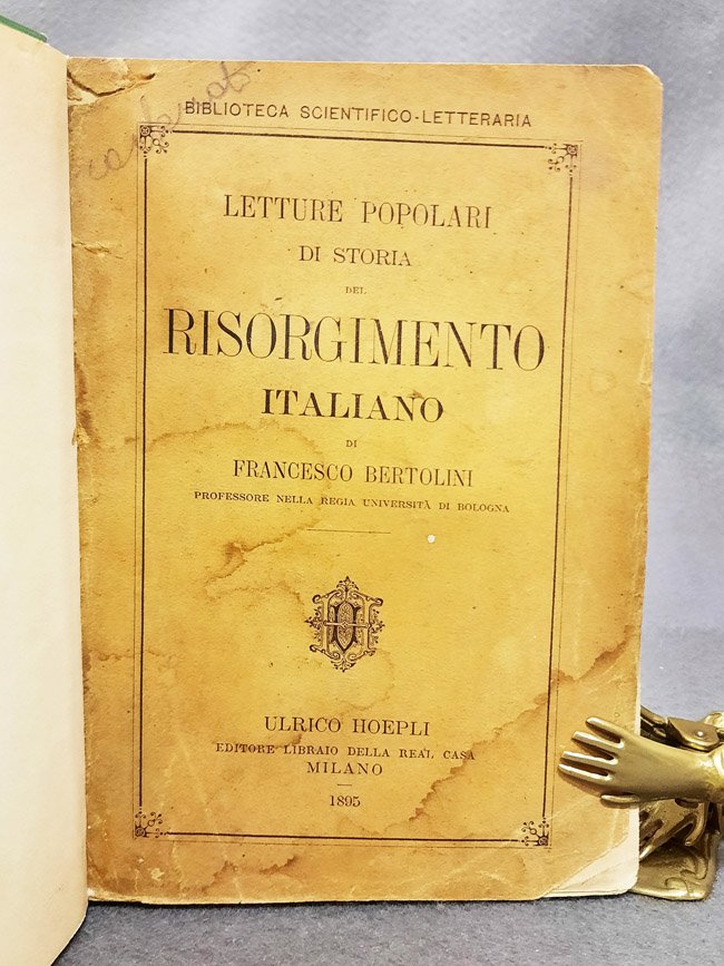 Letture popolari di storia del Risorgimento italiano