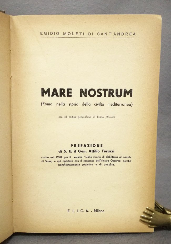 Mare nostrum. (Roma nella storia della civilta' mediterranea)