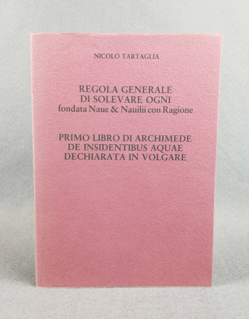 Regola generale di solevare ogni fondata nave e navilii con …