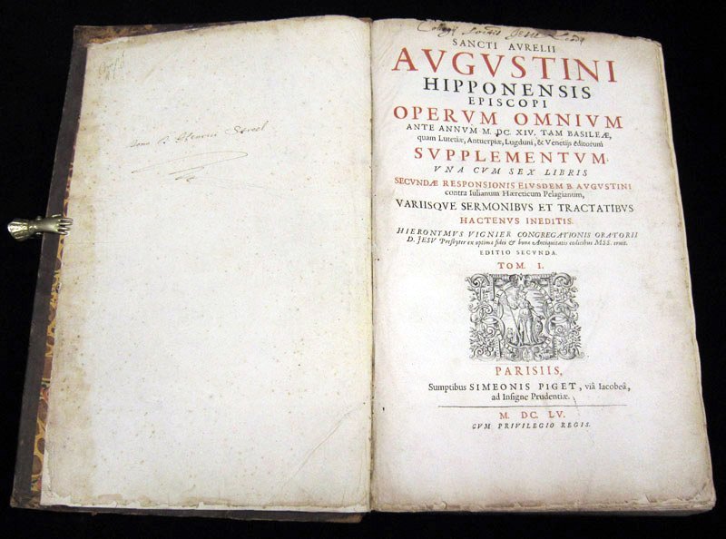 Sancti Aurelii Augustini hipponensis episcopi, operum omnium ante annum M.DC.XIV …