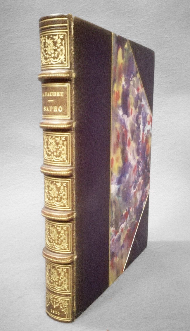 Sapho. Moeurs parisiennes. Nombreuses illustrations en couleurs par Auguste Leroux …