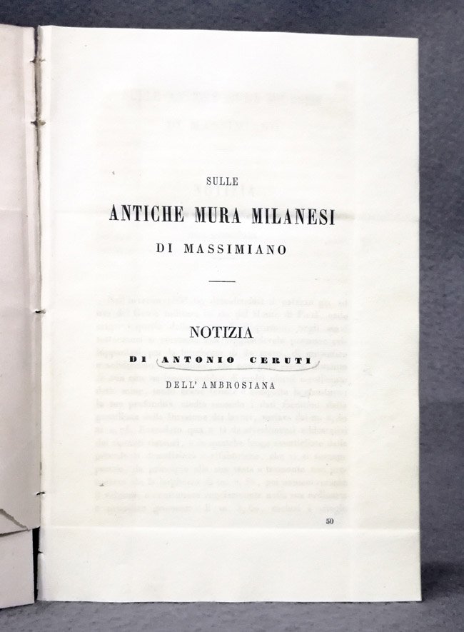 Sulle antiche mura milanesi di Massimiano