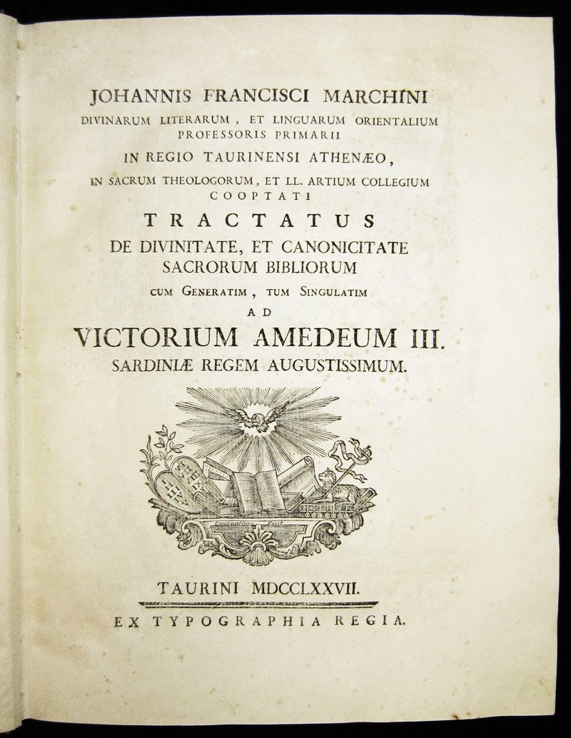 Tractatus de divinitate et canonicitate sacrorum bibliorum cum generatim, tum …