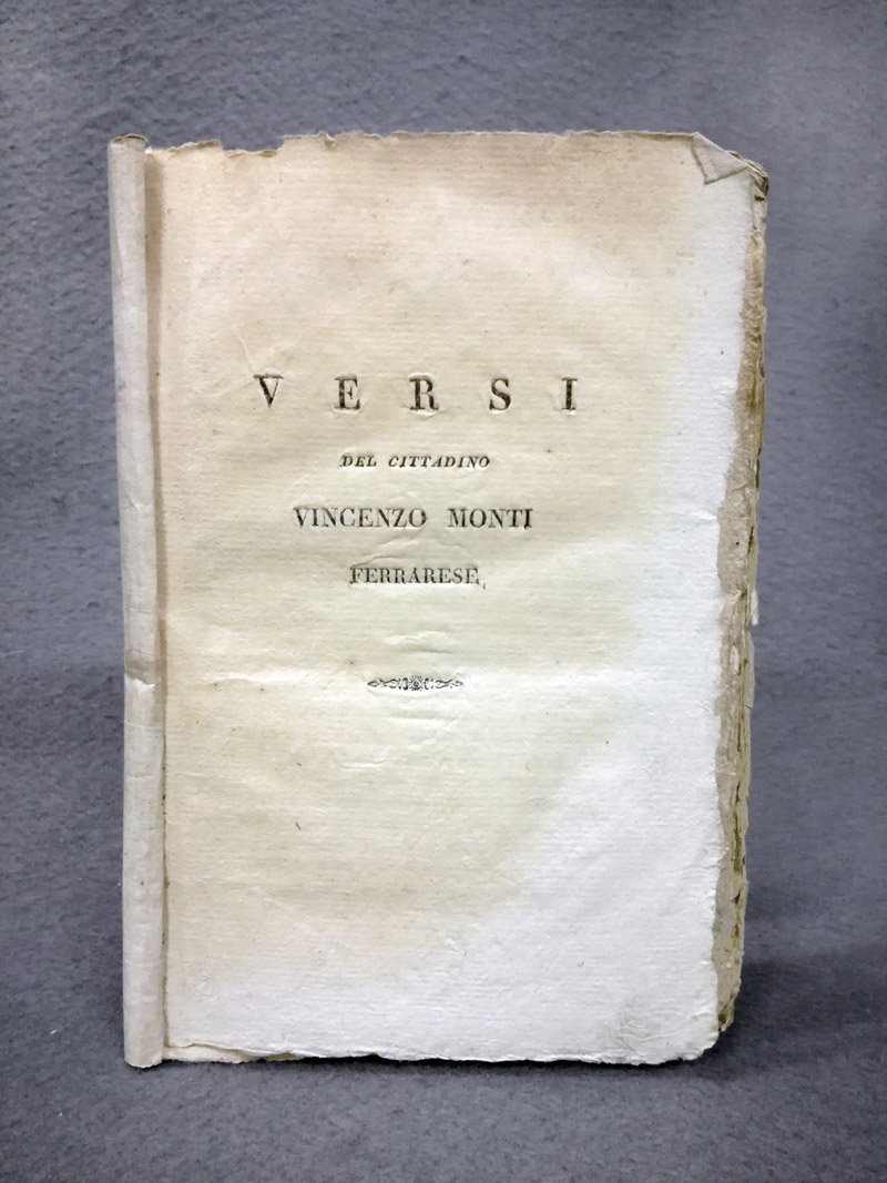 Versi del cittadino Vincenzo Monti ferrarese