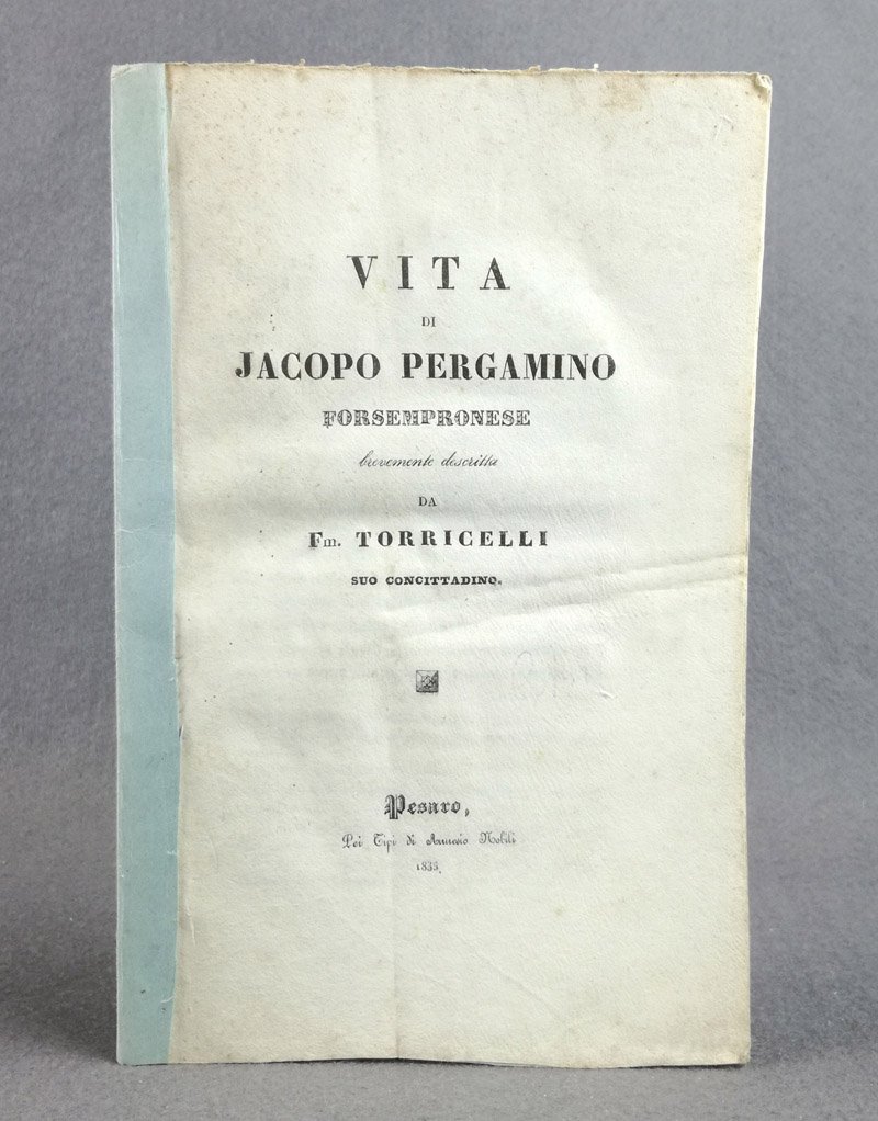 Vita di Jacopo Pergamino forsempronese