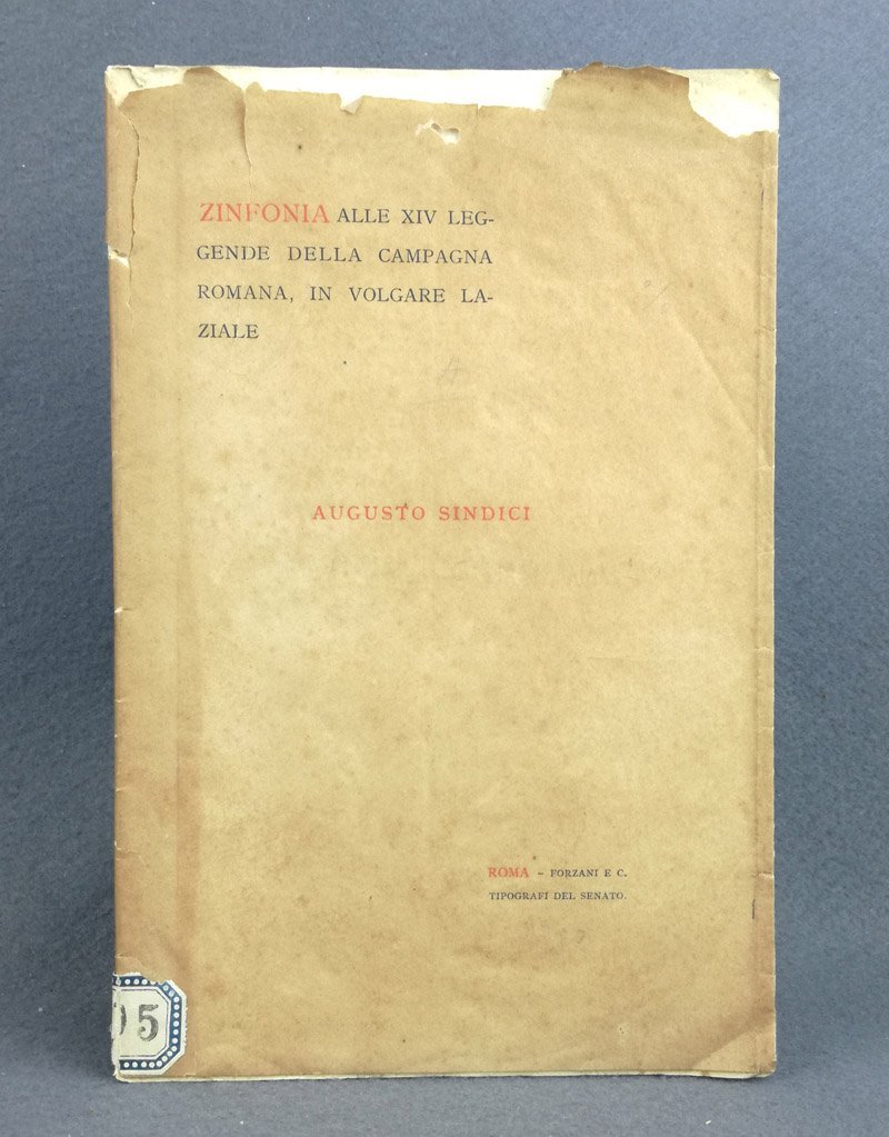 Zinfonia alle XIV leggende della campagna romana, in volgare laziale