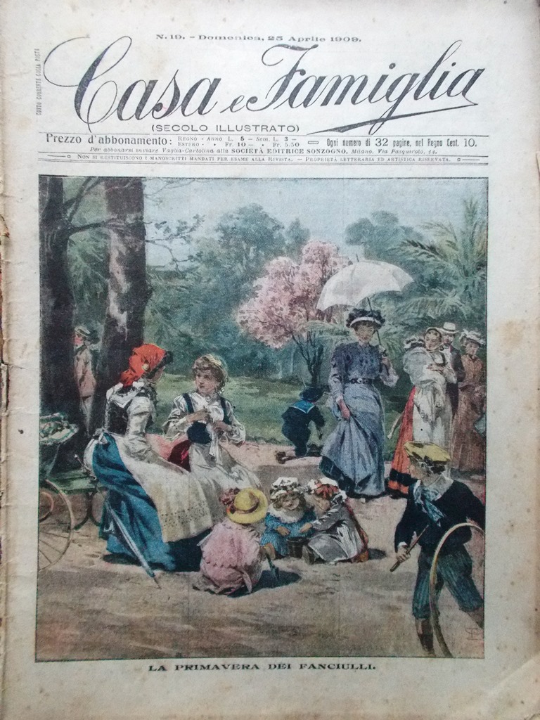 Casa e Famiglia del 25 Aprile 1909 Libro di Fate …