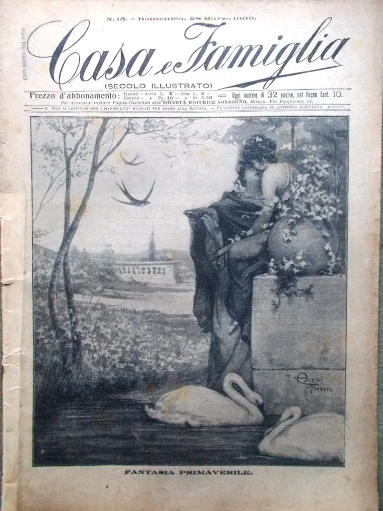 Casa e Famiglia del 28 marzo 1909 Himalaya Nubi Goethe …