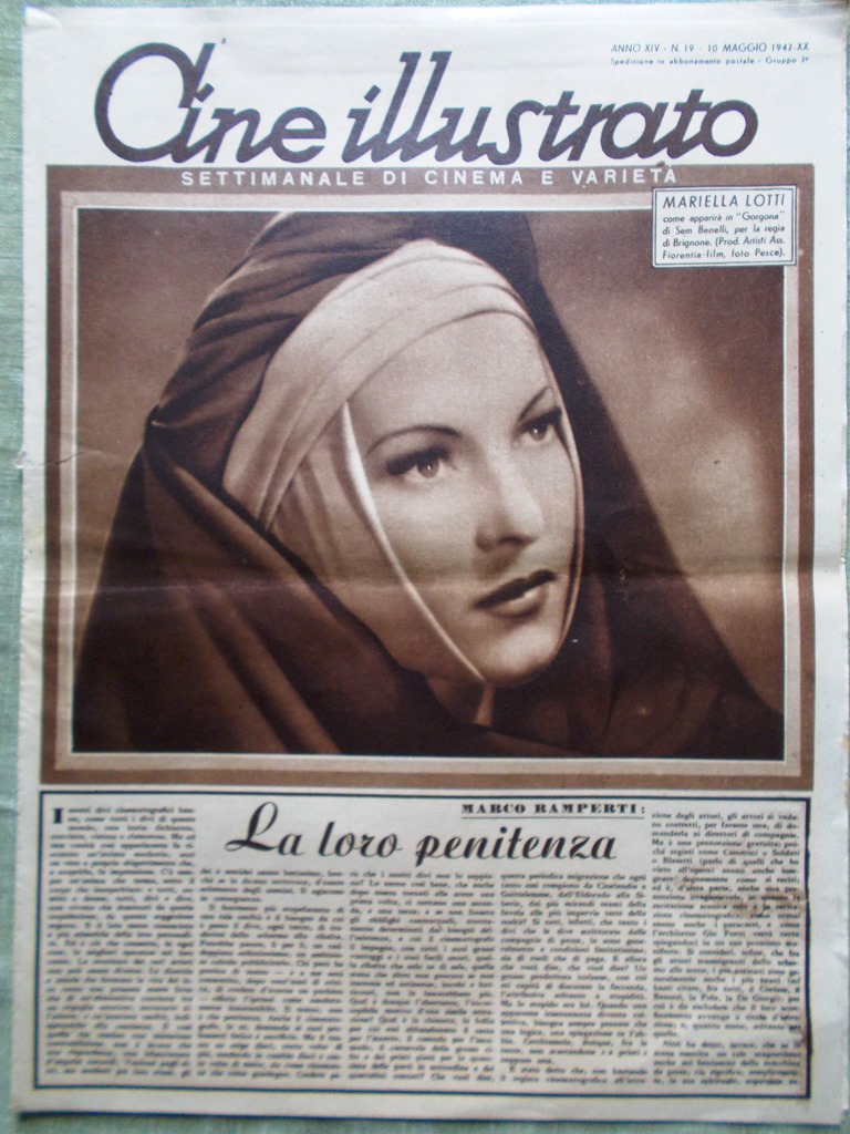 Cine Illustrato 10 Maggio 1942 Lotti Franciolini Parini Miniera Cominetti …