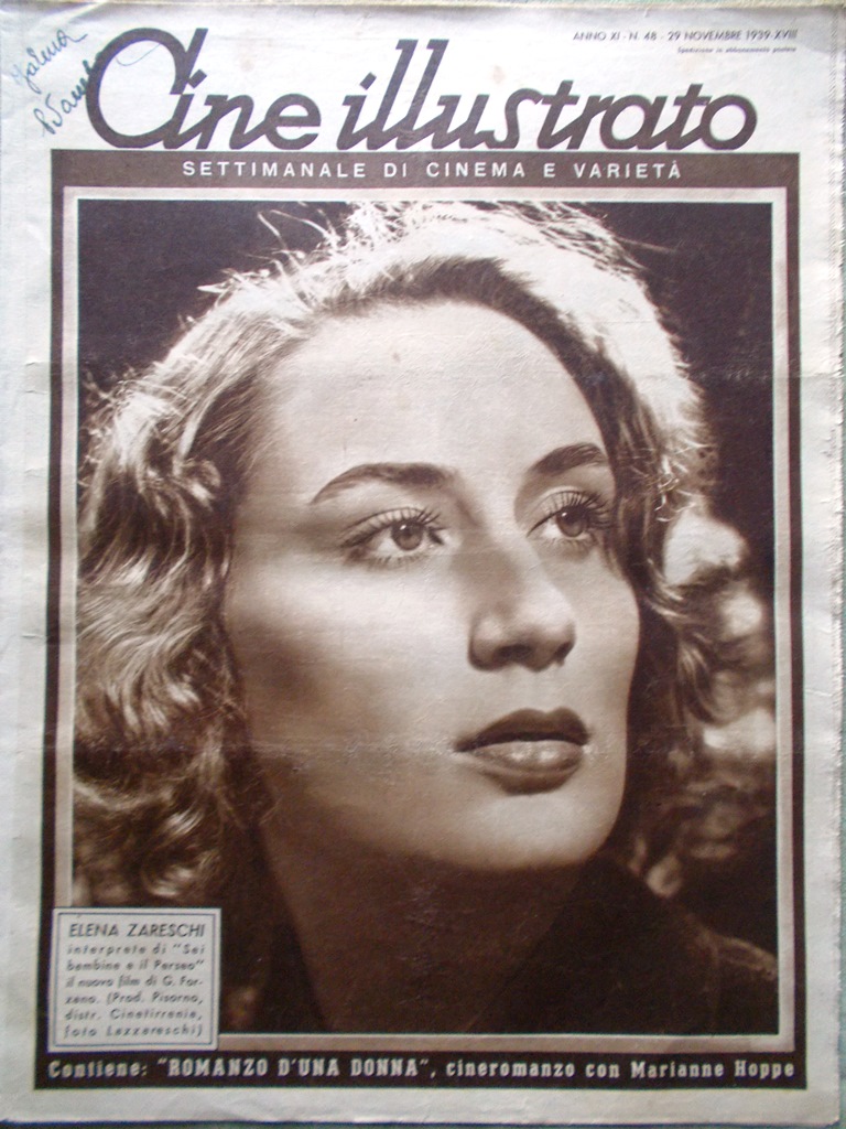 Cine Illustrato 29 Novembre 1939 Zareschi Loretta Young Gabin Valli …