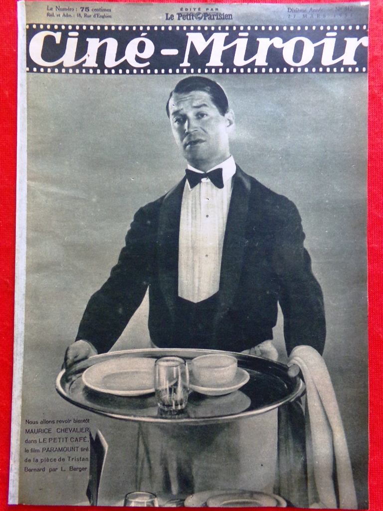 Cine-Miroir du 27 Mars 1931 Chevalier Lloyd Dietrich Toutain Harvey …