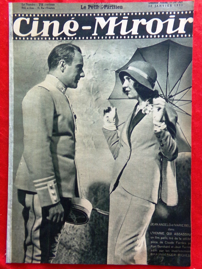 Cine-Miroir du 30 Janvier 1931 Parola Gance Murat Gilbert Flambeau …