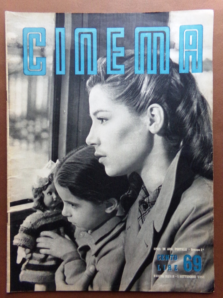 Cinema del 1 Settembre 1951 Festival di Venezia De Sica …