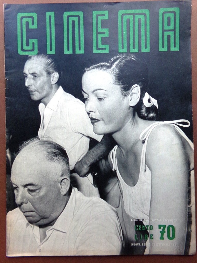 Cinema del 15 Settembre 1951 Cinema Messicano Laydu Blasetti Duvivier …