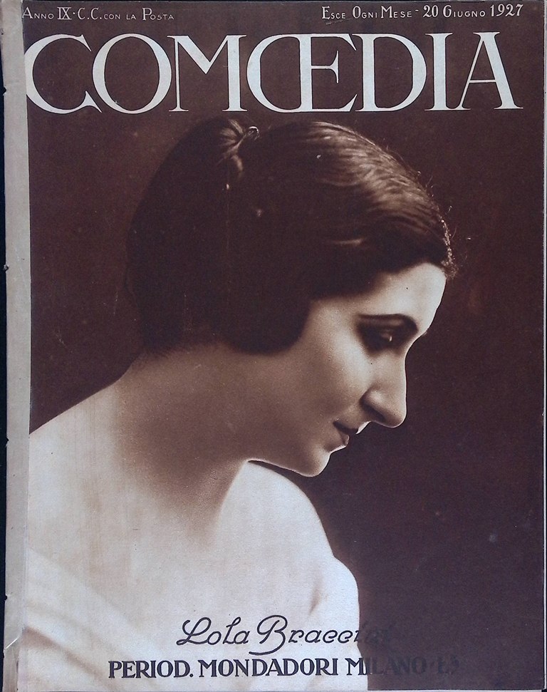 Comoedia di Giugno 1927 Rossi Pezzana Strindberg Teatro Piccoli Molnar …