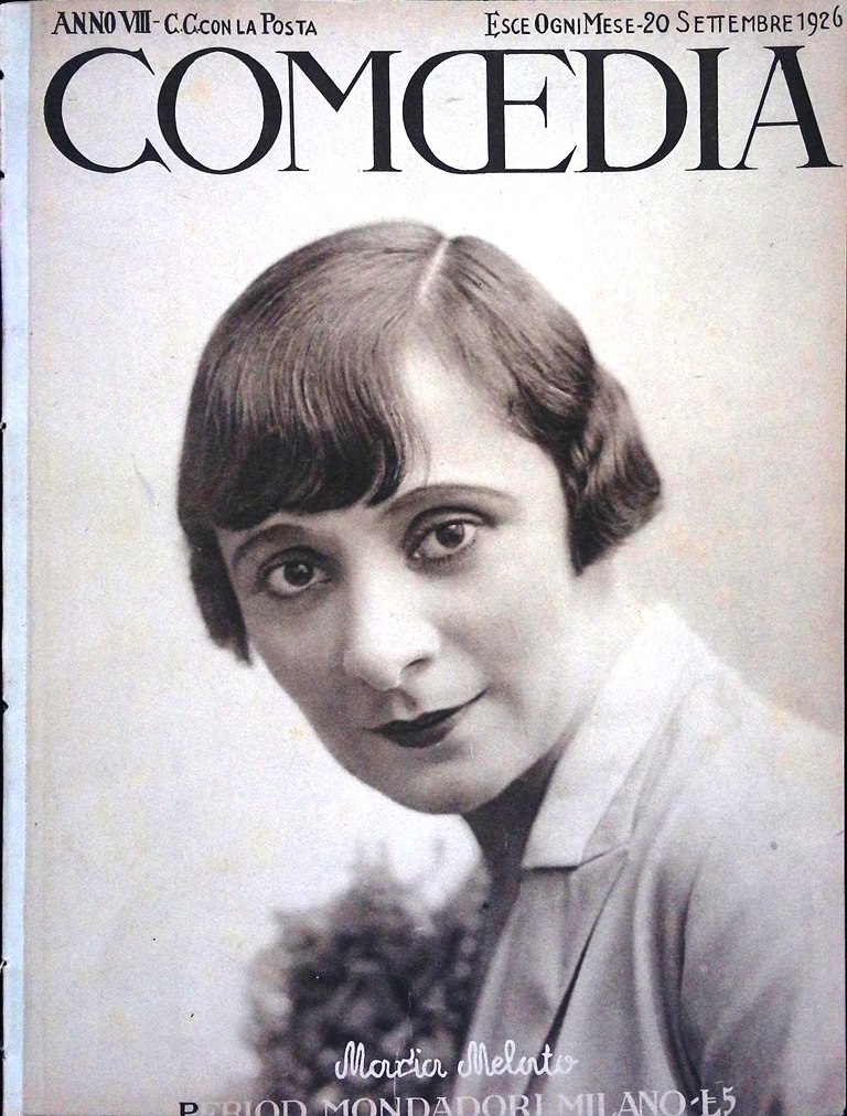 Comoedia di Settembre 1926 Gramatica Fedak Teatri di Varsavia Aguglia …
