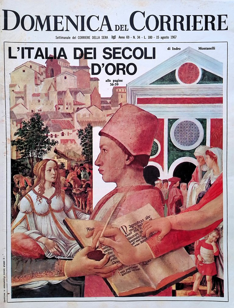 Copertina Domenica del Corriere nr. 34 del 1967 L'Italia dei …