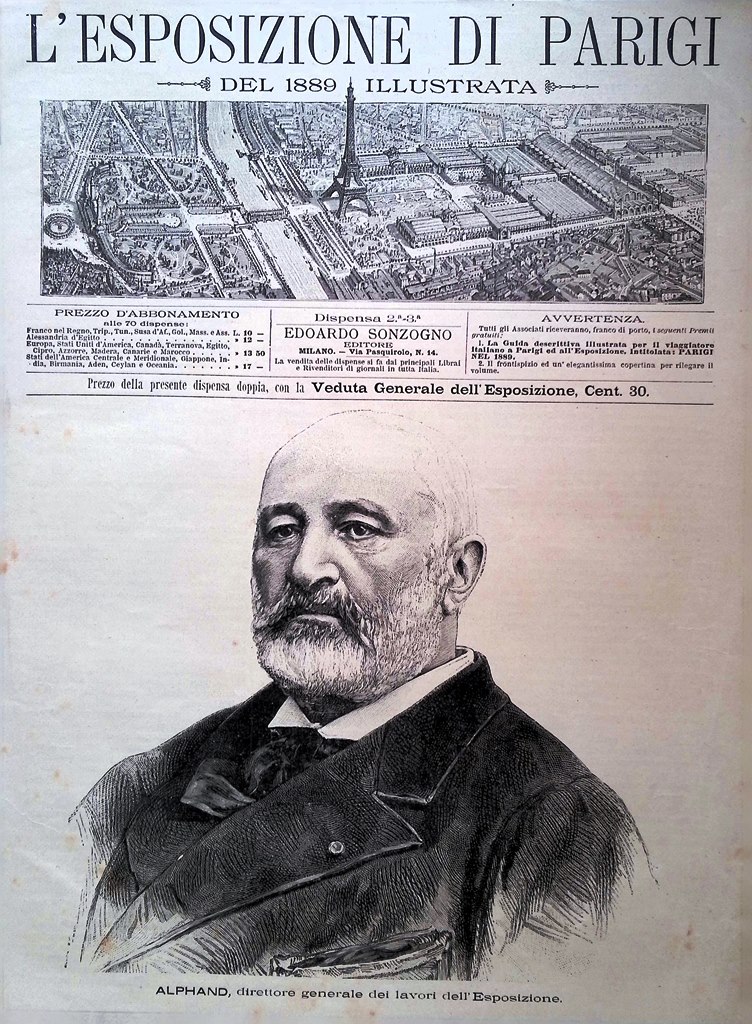 Copertina Esposizione di Parigi nr. 2 e 3 del 1889 …