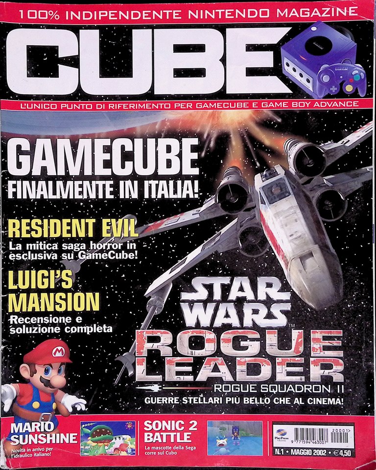 CUBE Maggio 2002 PRIMO NUMERO Resident Evil Die Hard Smash …