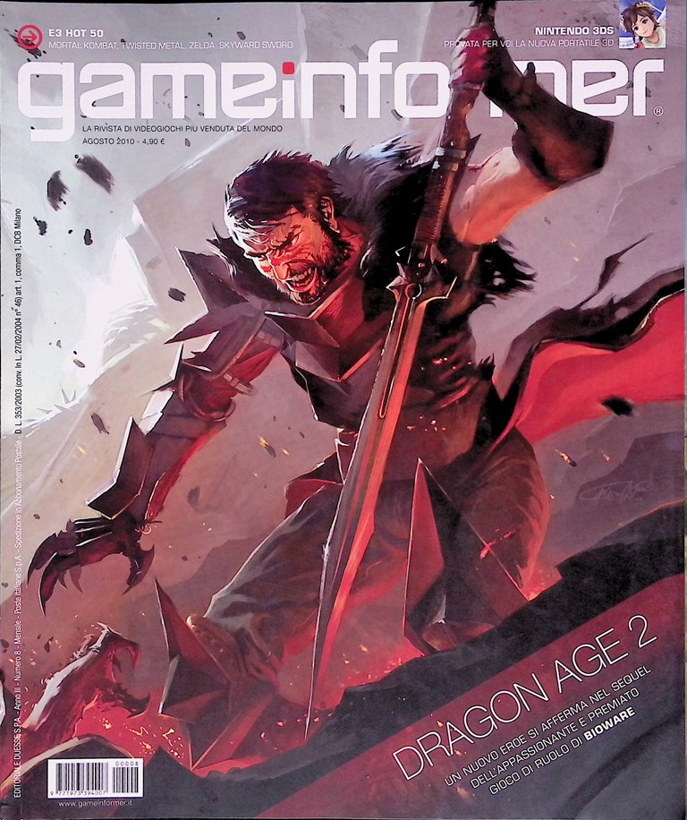 Game Informer Agosto 2010 E3 3DS Kinect Portal Zelda Halo …