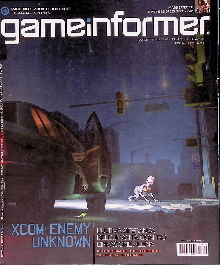 Game Informer Febbraio 2012 XCOM Mass Effect Witcher Resident Evil …