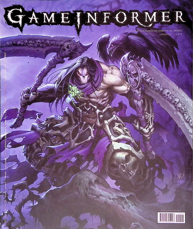 Game Informer Luglio 2011 Darksiders Bioshock CoD Duke Nukem Batman …