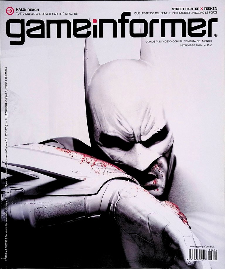 Game Informer Settembre 2010 Batman Halo FIFA Star Wars Spider-Man …