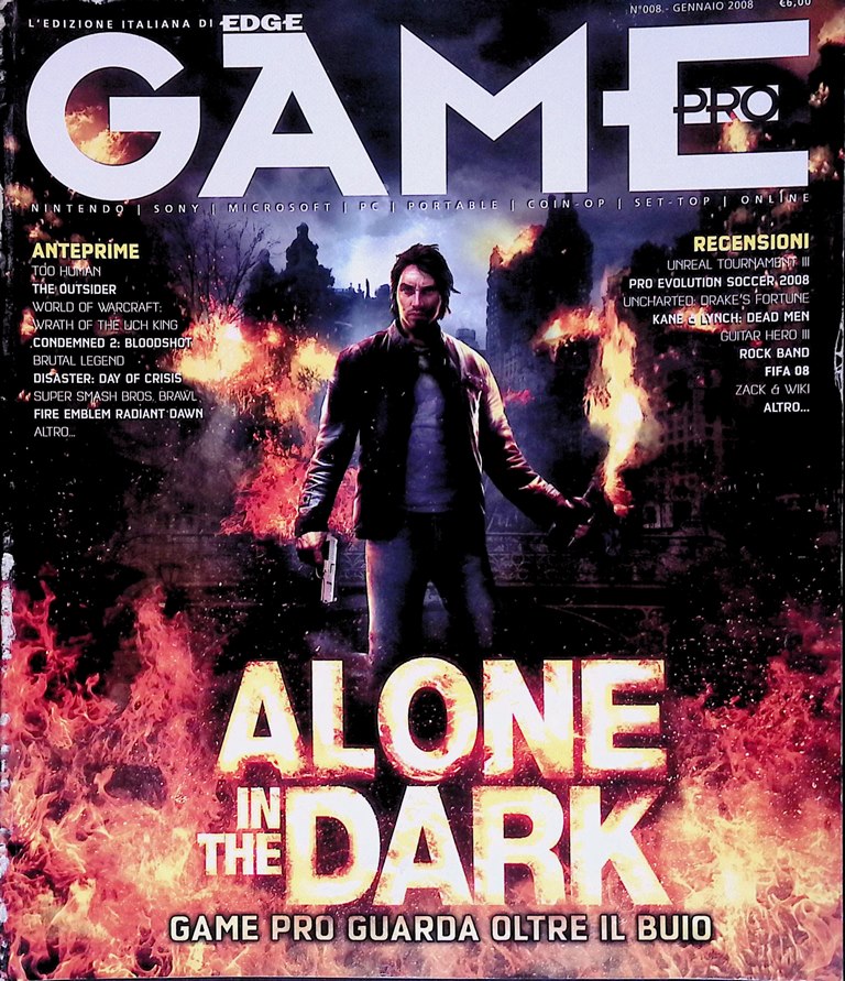 Game Pro Gennaio 2008 Castlevania Rayman FIFA Uncharted Silent Hill …