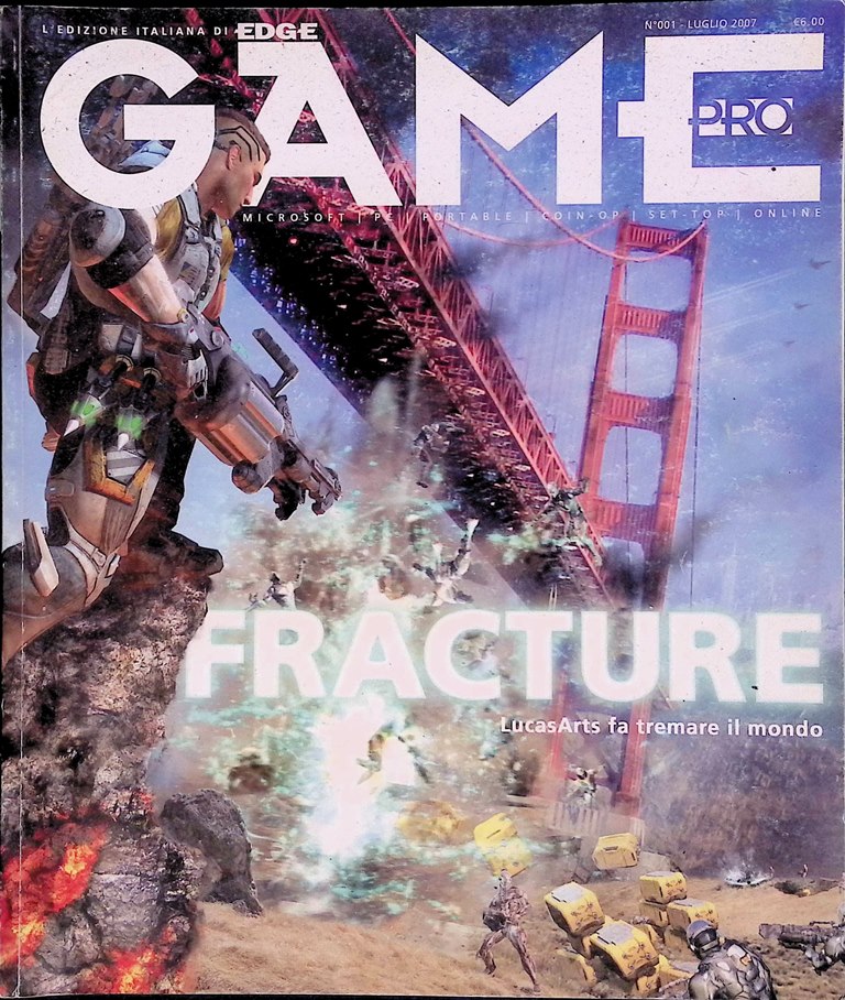 Game Pro Luglio 2007 PRIMO NUMERO Fracture Mario DK Monster …