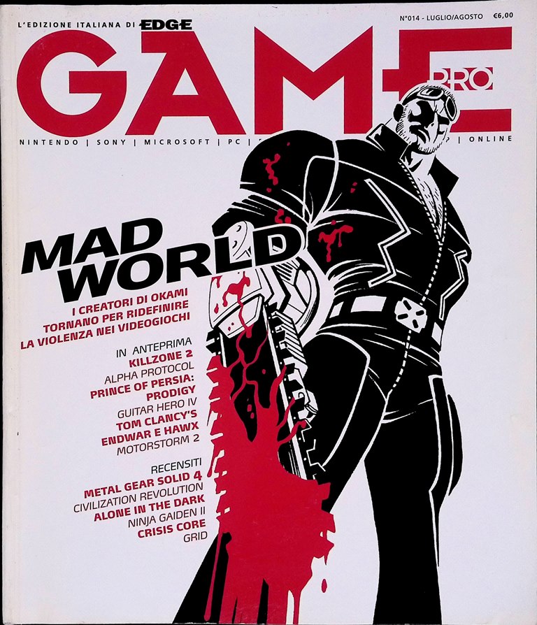 Game Pro Luglio/Agosto 2008 Guitar Hero Star Wars Mafia Warhammer …