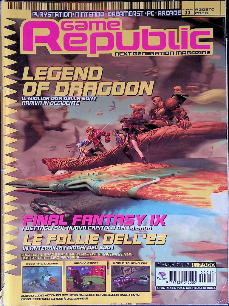 Game Republic Agosto 2000 Final Fantasy 9 Wacky Races Pokémon …