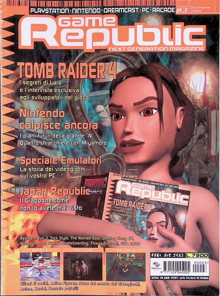 Game Republic Dicembre 1999 Donkey Kong Indiana Jones Lara Croft …