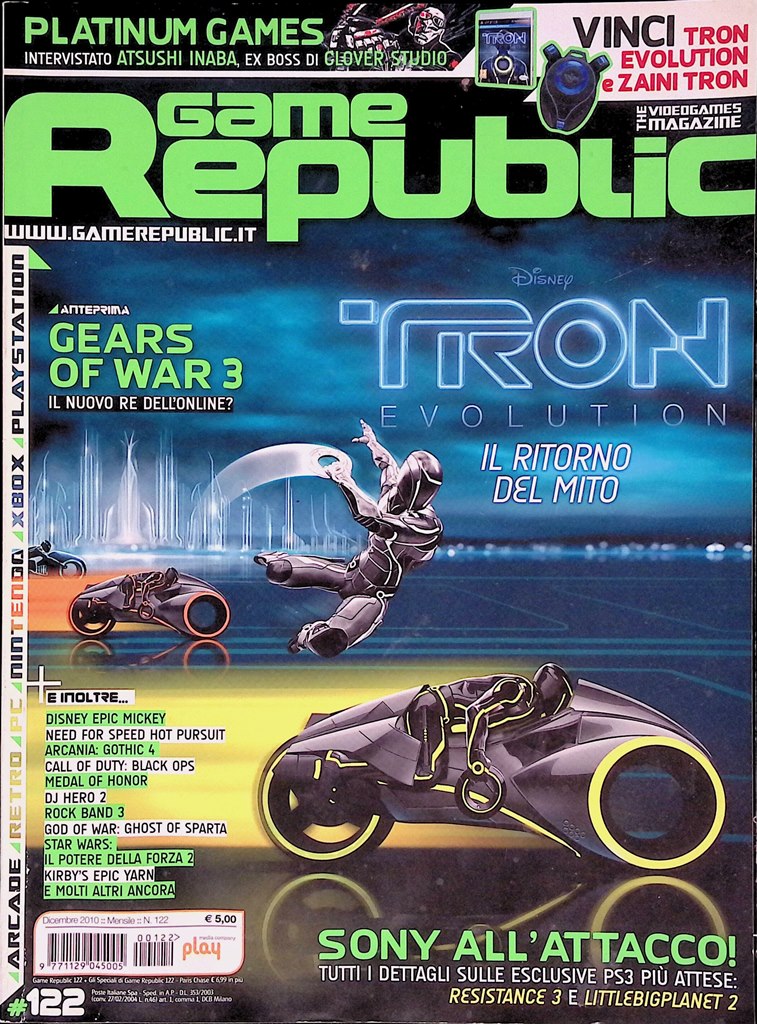 Game Republic Dicembre 2010 Kinect Epic Mickey God of War …