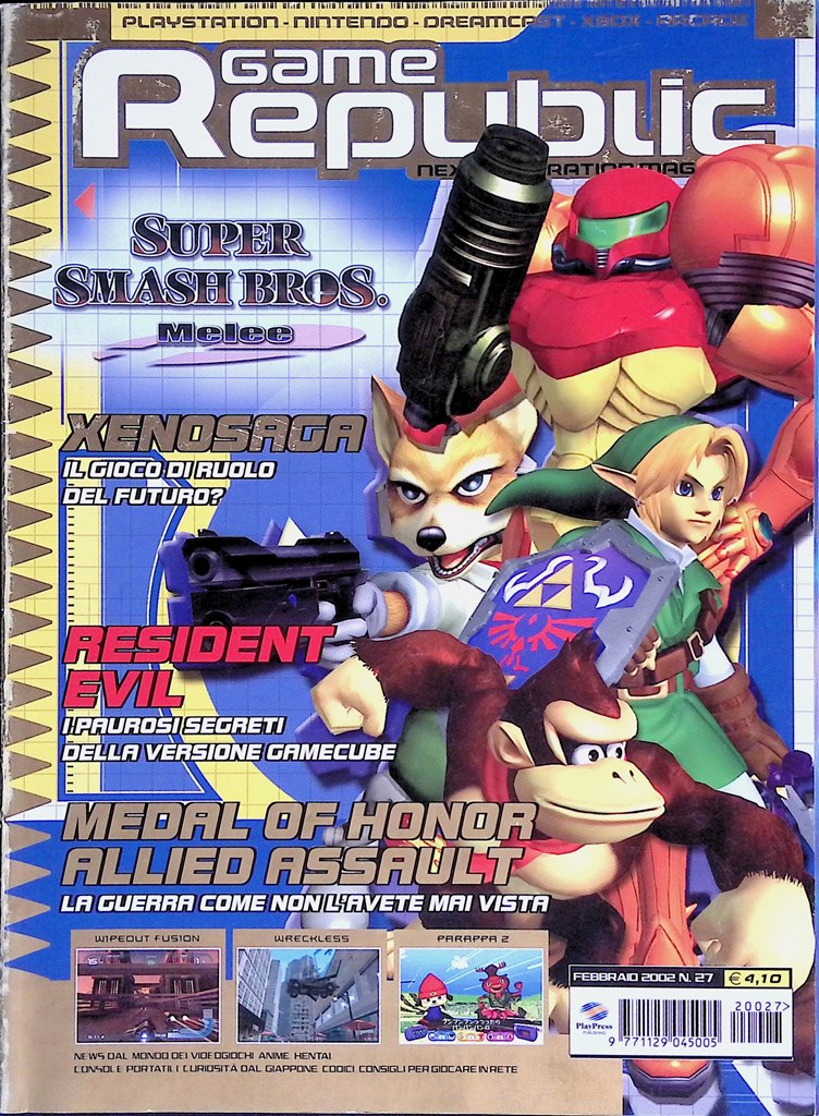Game Republic Febbraio 2002 Megaman Mario Sonic Resident Evil Super …