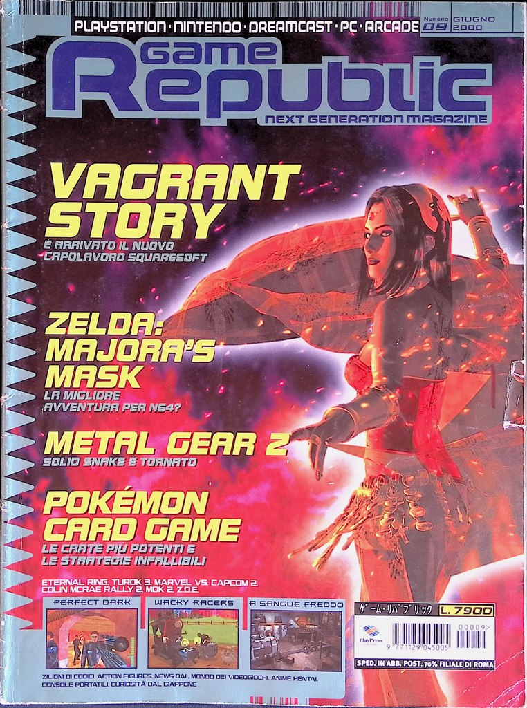 Game Republic Giugno 2000 Metal Gear Solid 2 Kirby Digimon …