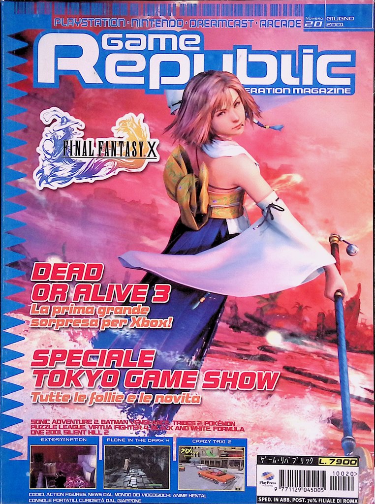 Game Republic Giugno 2001 Final Fantasy X Batman Pokémon Sonic …