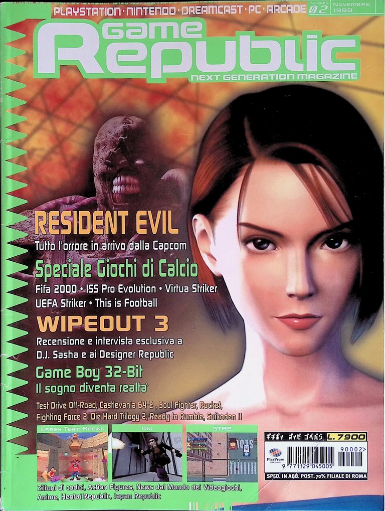 Game Republic Novembre 1999 Resident Evil Castlevania Sonic GTA 2 …