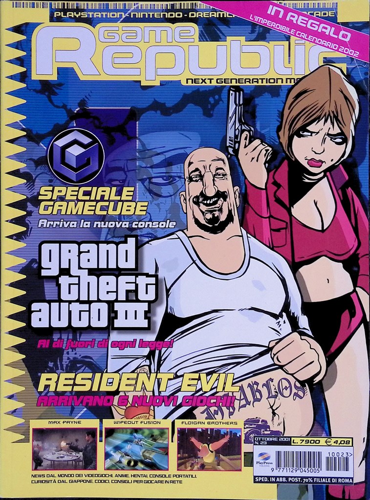 Game Republic Ottobre 2001 Grand Theft Auto Castlevania Mario Sonic …