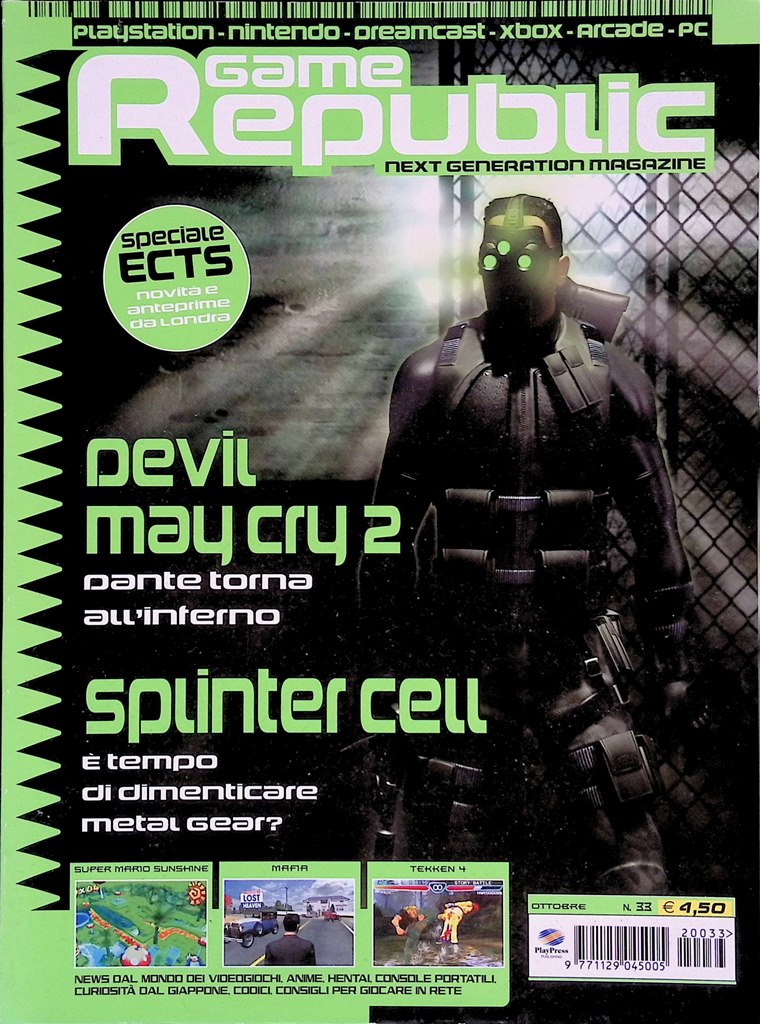 Game Republic Ottobre 2002 Halo Mafia Castlevania Tekken Silent Hill …