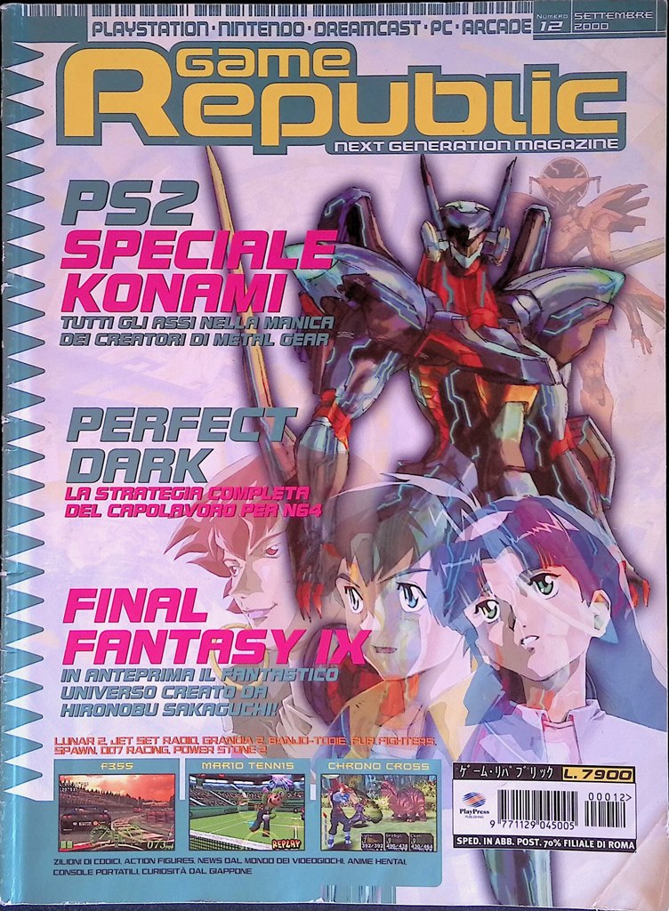 Game Republic Settembre 2000 Final Fantasy 9 Spyro Konami Marvel …