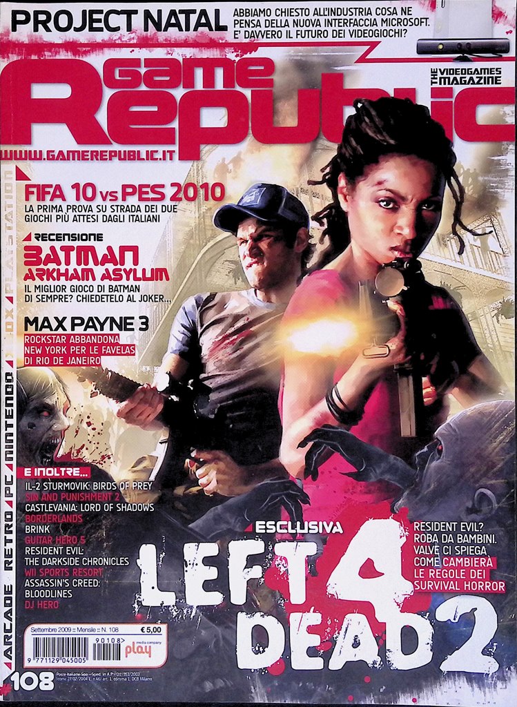 Game Republic Settembre 2009 Project Natal Castlevania Mario Batman Just …