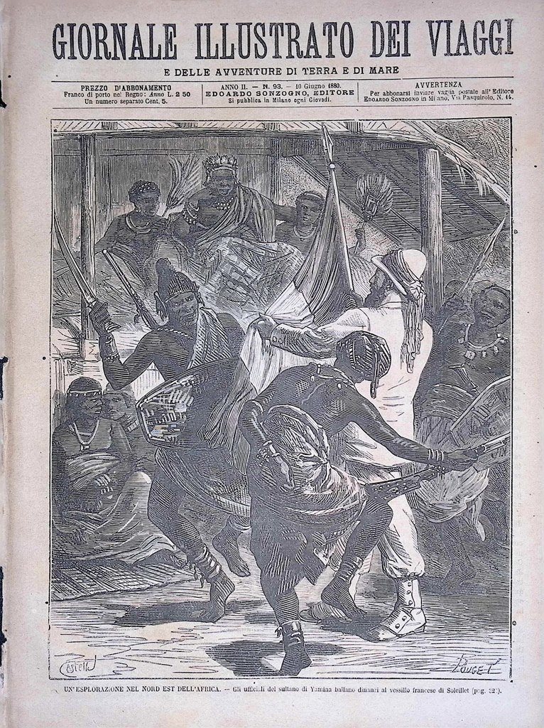 Giornale Illustrato dei Viaggi 10 Giugno 1880 Fumatori di Oppio …