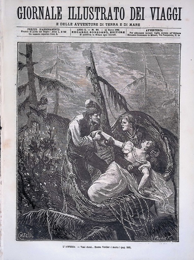 Giornale Illustrato dei Viaggi 11 Marzo 1880 Pesca Irlanda Asfissia …